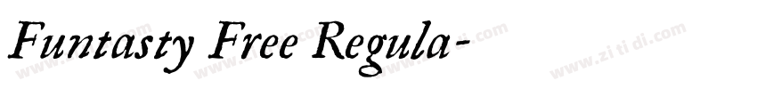 Funtasty Free Regula字体转换